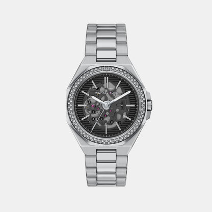 Callum Men Automatic Black Dial Analog Stainless Steel Watch MKO1240
