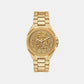 Callum Men Automatic Gold Dial Analog Stainless Steel Watch MKO1241