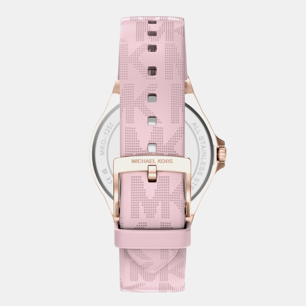 Lennox Women Quartz Rose Gold Dial Analog Stainless Steel Watch MKO1251