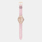 Lennox Women Quartz Rose Gold Dial Analog Stainless Steel Watch MKO1251