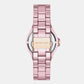 Lennox Women Quartz Pink Dial Analog Stainless Steel Watch MKO1254