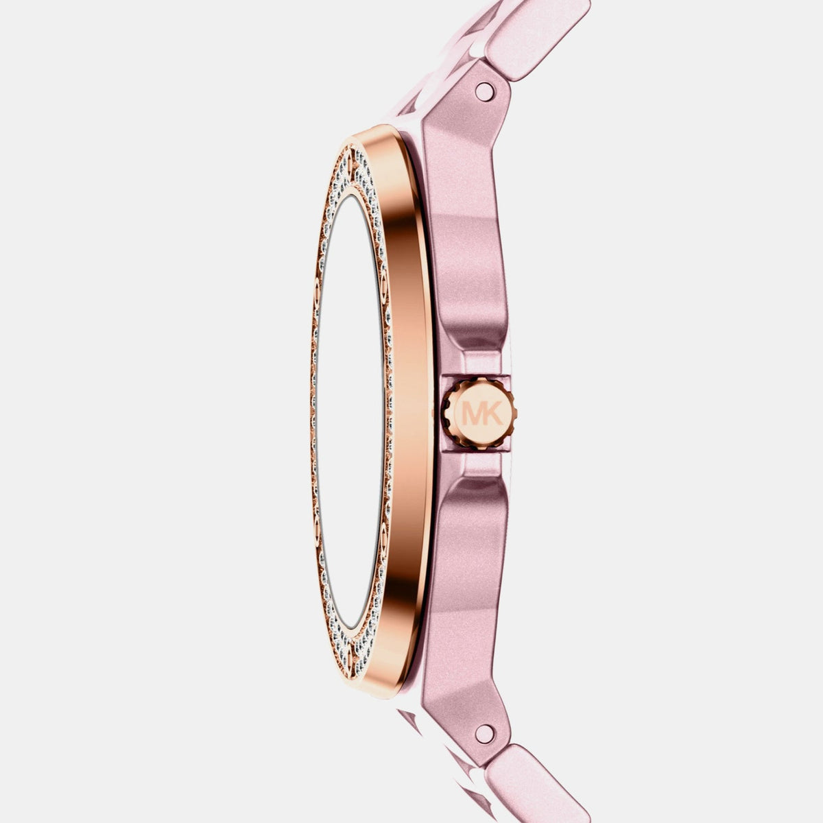 Lennox Women Quartz Pink Dial Analog Stainless Steel Watch MKO1254