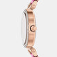 Parker Women Quartz Dual Tone Dial Analog Stainless Steel Watch MKO1256