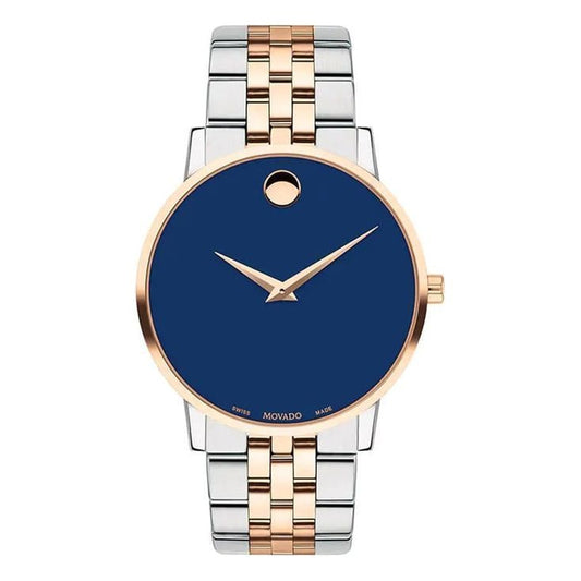 Movado Museum Classic Swiss Quartz Blue Dial Men's Watch