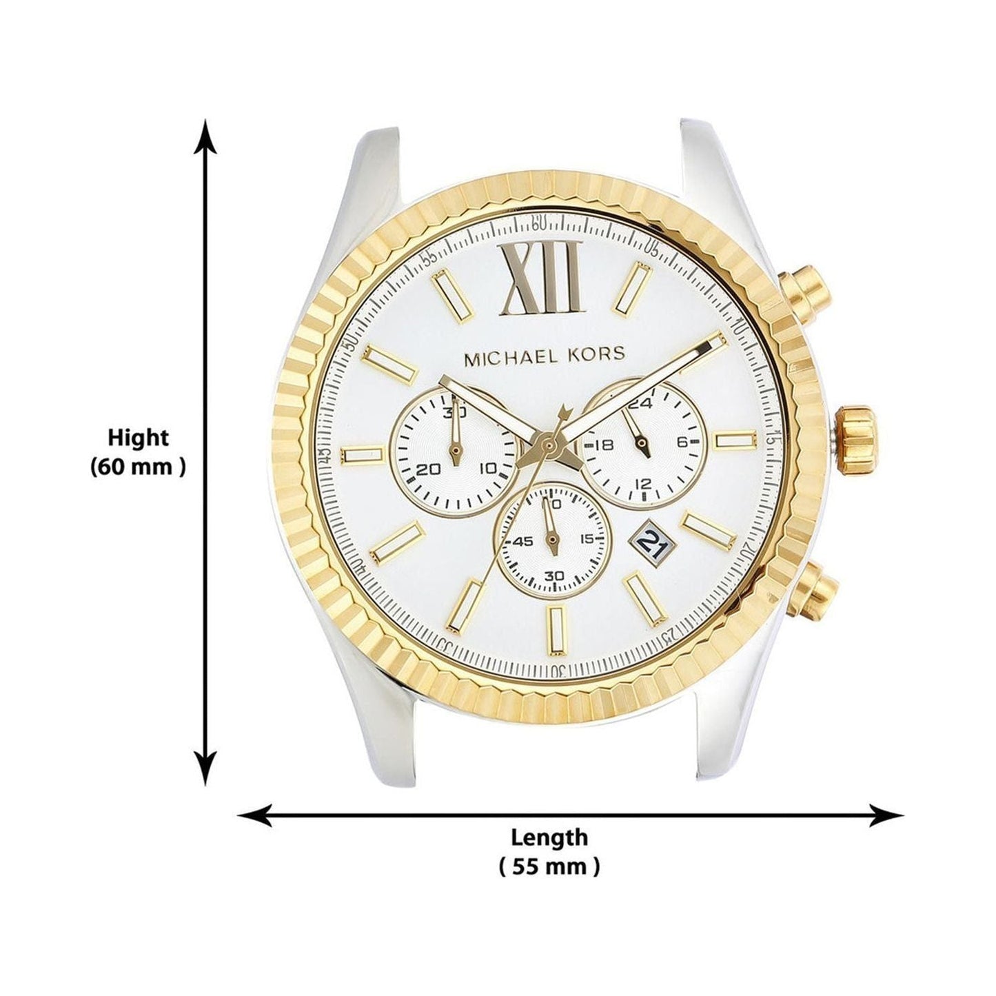 MK8344 Lexington Silver Dial Watch for Men