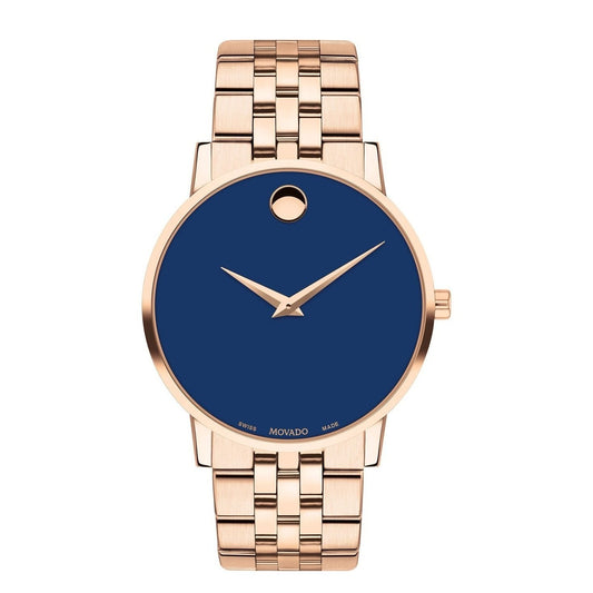 MOVADO 607353 Museum Classic Blue Dial Watch For Men