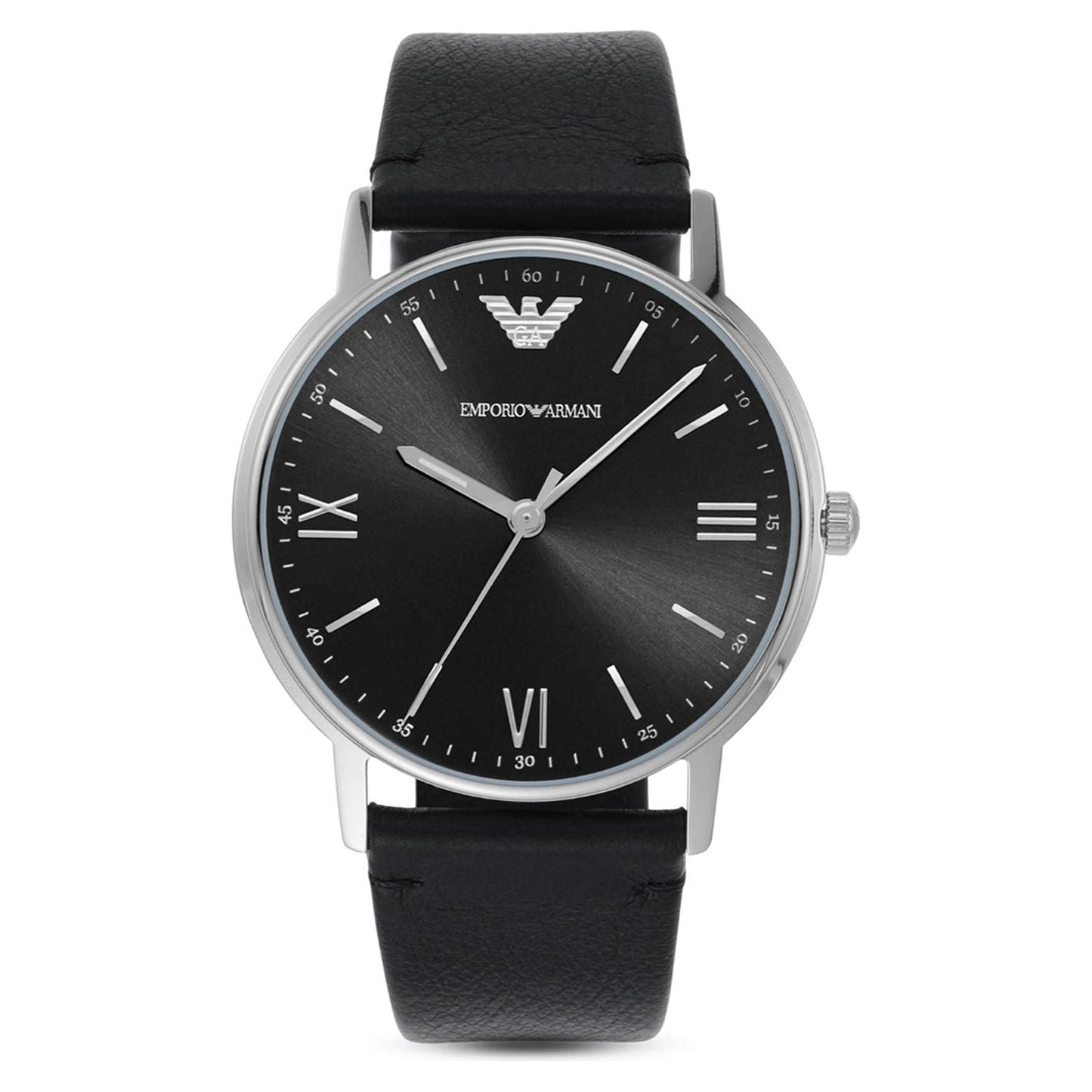 Emporio armani Men Kappa Round Black Watches AR11013