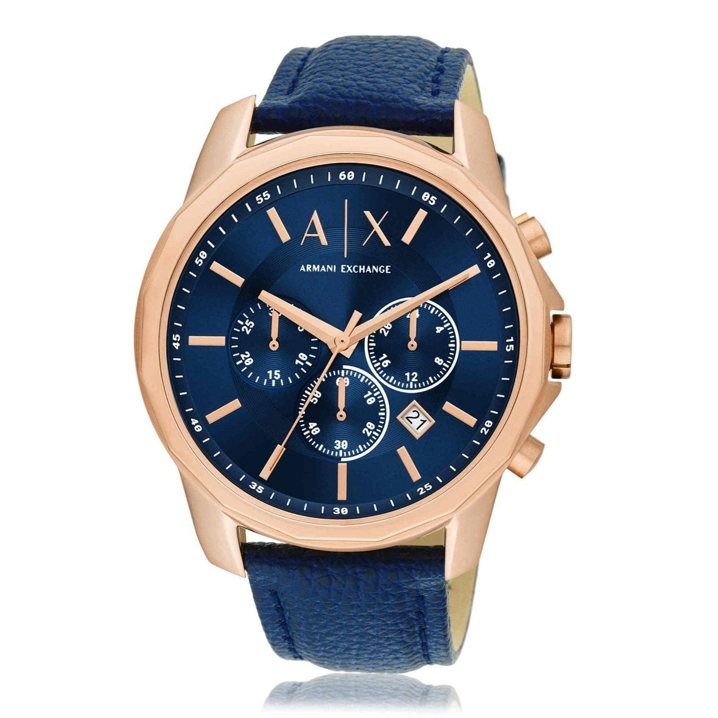 Armani Exchange Banks Chronograph Quartz Blue Dial Men's Watch AX1723