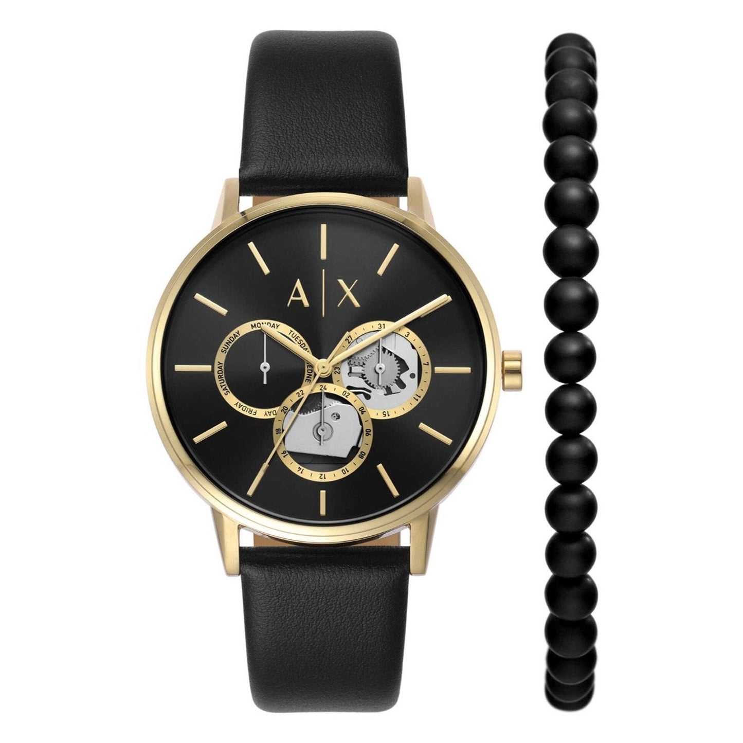 Armani Exchange AX7146SET Multifunction Watch for Men With Bracelet
