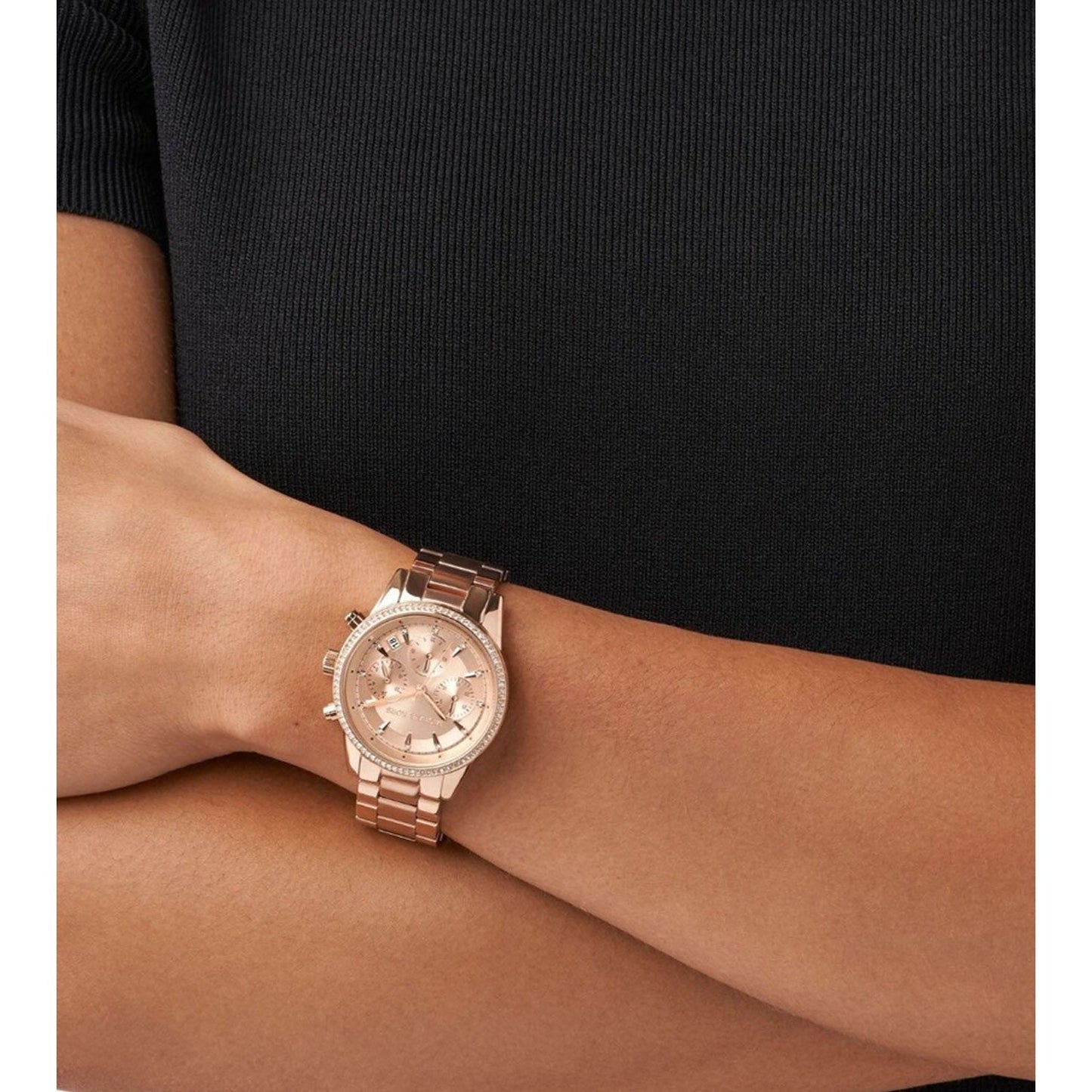 Michael Kors Bryant Analog Rose Gold Dial Women's Watch-MK6357