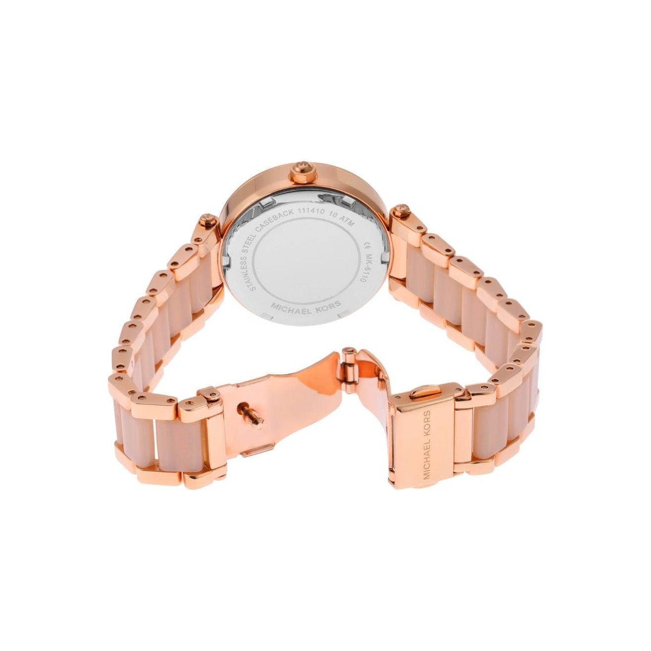 Michael Kors Watches Mini Parker Stainless Steel Womens Watch -MK6110