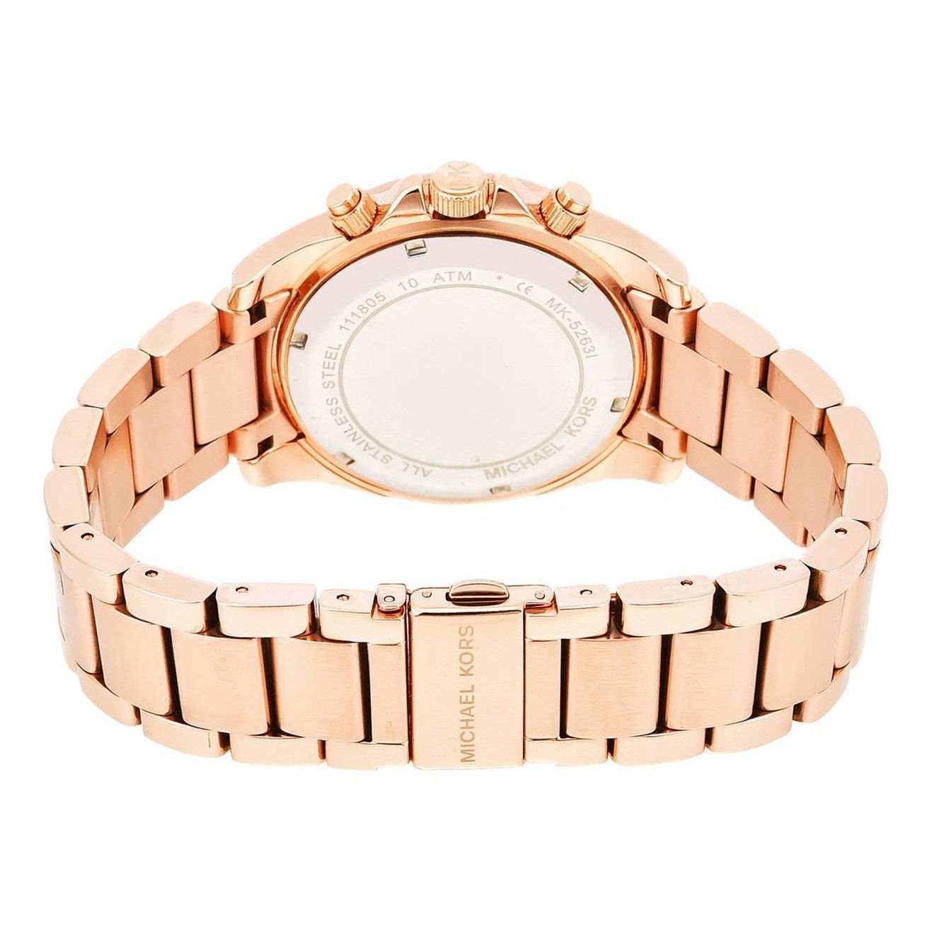 Michael Kors Blair Round Analog Rose Dial Ladies Watch - MK5263