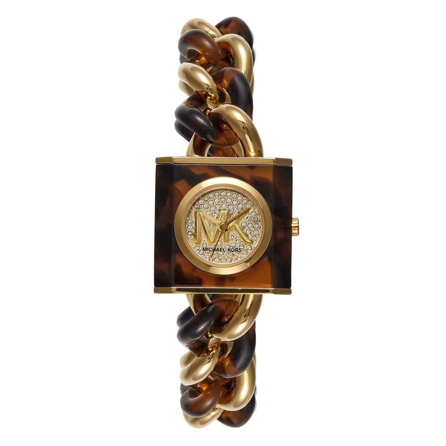 Michael Kors MK4808 Mk Chain Lock Analog Watch for Women