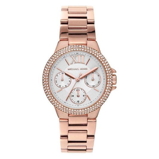 Michael Kors Camille Chronograph White Dial Ladies Watch MK6845