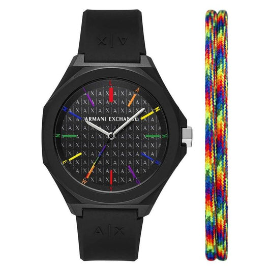 Armani Exchange AX7158SET Andrea Analog Watch for Women with Bracelet