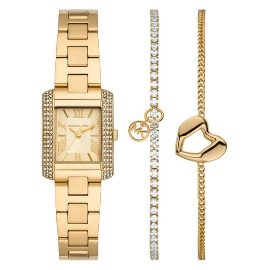 Michael Kors MK7510SET Emery Women's Analog Watch Gift Set