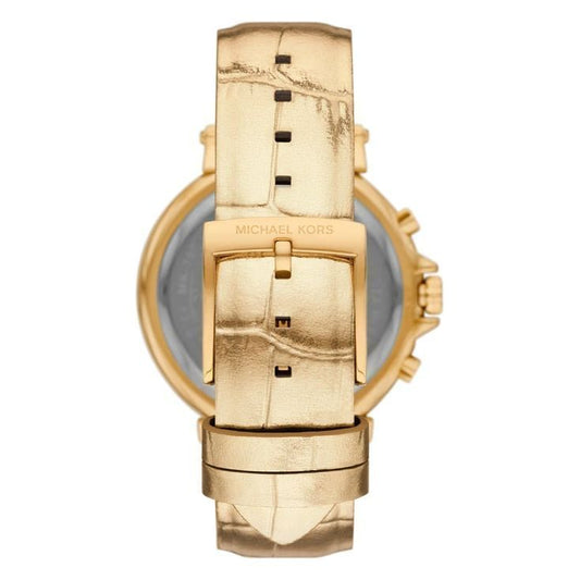 Michael Kors MK7508 Maren Chronograph Watch for Women - Elegant Gold Design