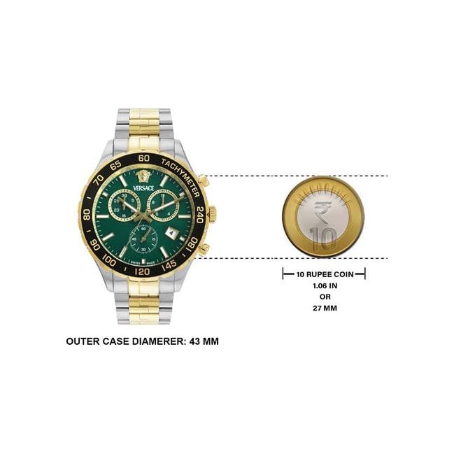 Versace VEPCA0524 Elegant Hellen Chronograph Watch for Men