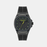 Aml Icon Men Quartz Black Dial Analog Silicone Watch MTIG1F5033E
