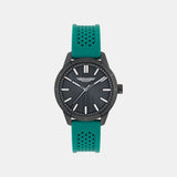 Aml Icon Men Quartz Black Dial Analog Silicone Watch MTIH1F5023E