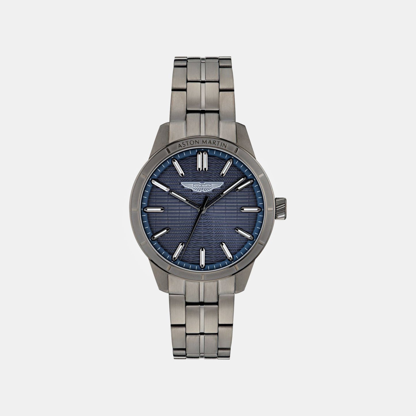 Aml Icon Men Quartz Blue Dial Analog Stainless Steel Watch MTIH1F5043E