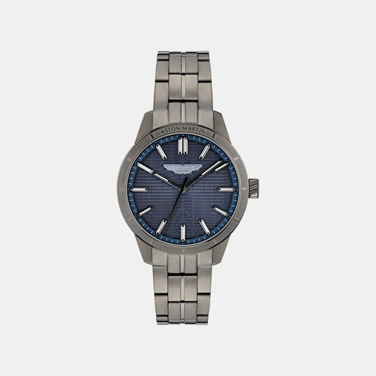 Aml Icon Men Quartz Blue Dial Analog Stainless Steel Watch MTIH1F5043E