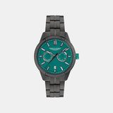 Men Quartz Green Dial Analog Stainless Steel Watch MTIH2S6013E