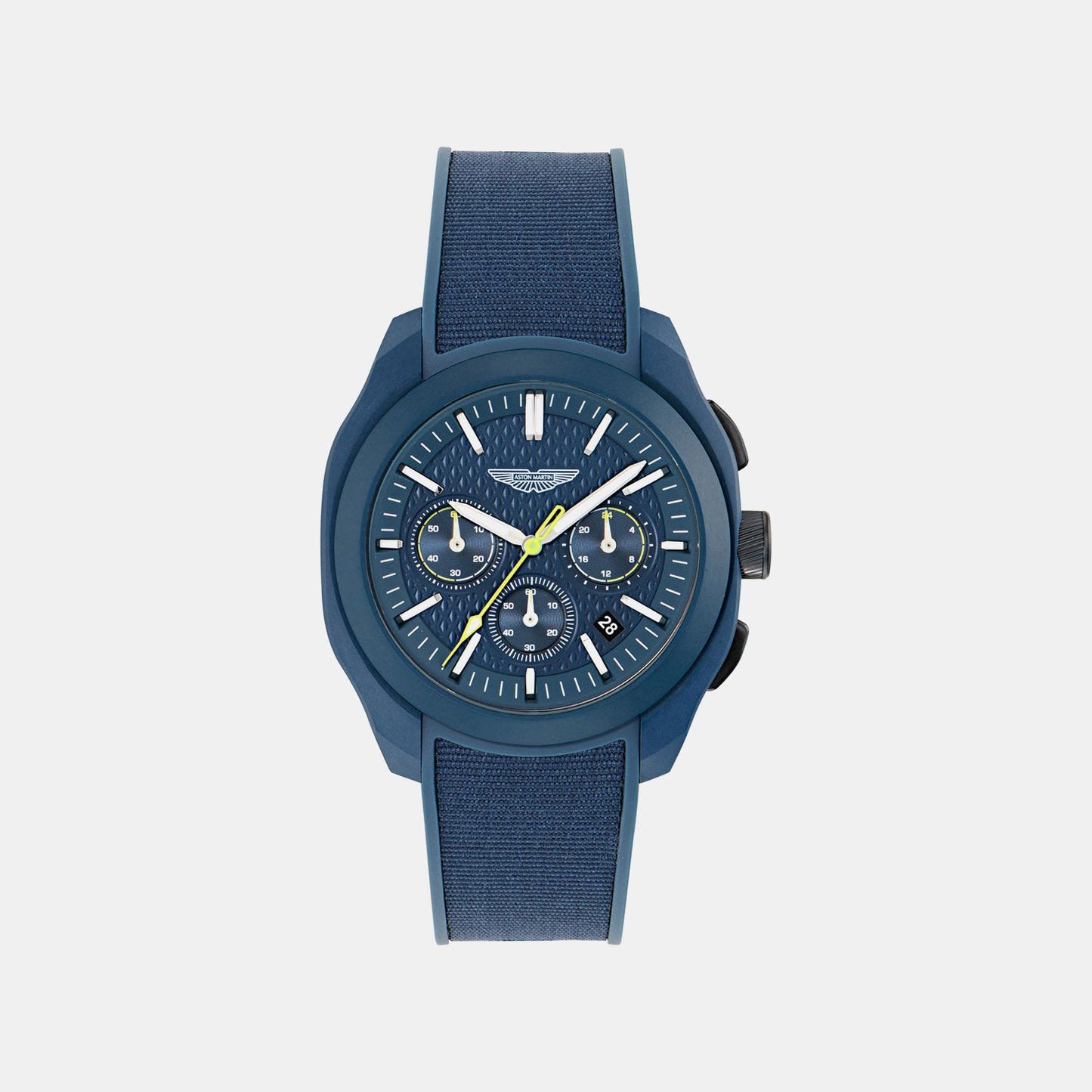 Men Quartz Blue Dial Analog Silicone Watch MTRC1S6063E