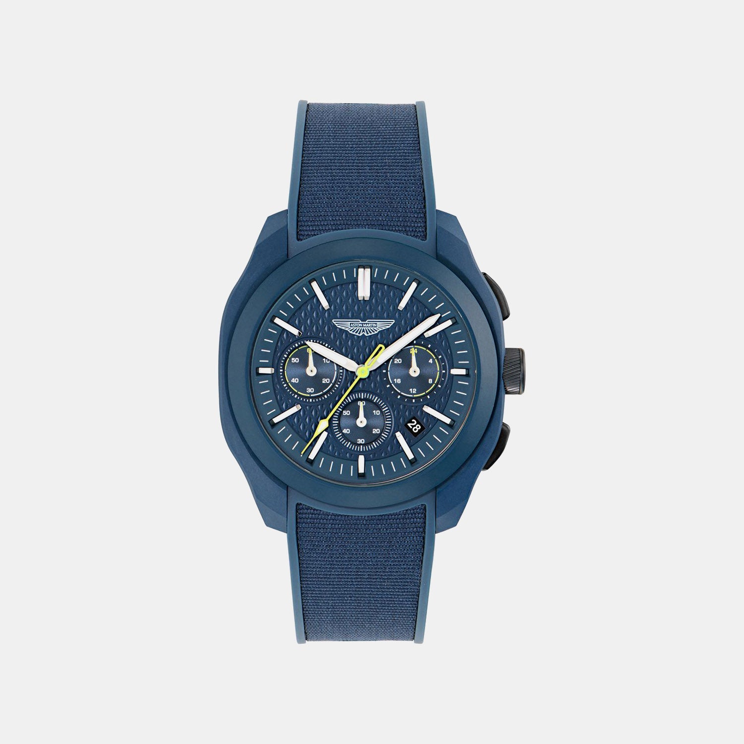 Men Quartz Blue Dial Analog Silicone Watch MTRC1S6063E