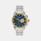 Aml Thrill Men Quartz Blue Dial Chronograph Stainless Steel Watch MTRH1F5053E