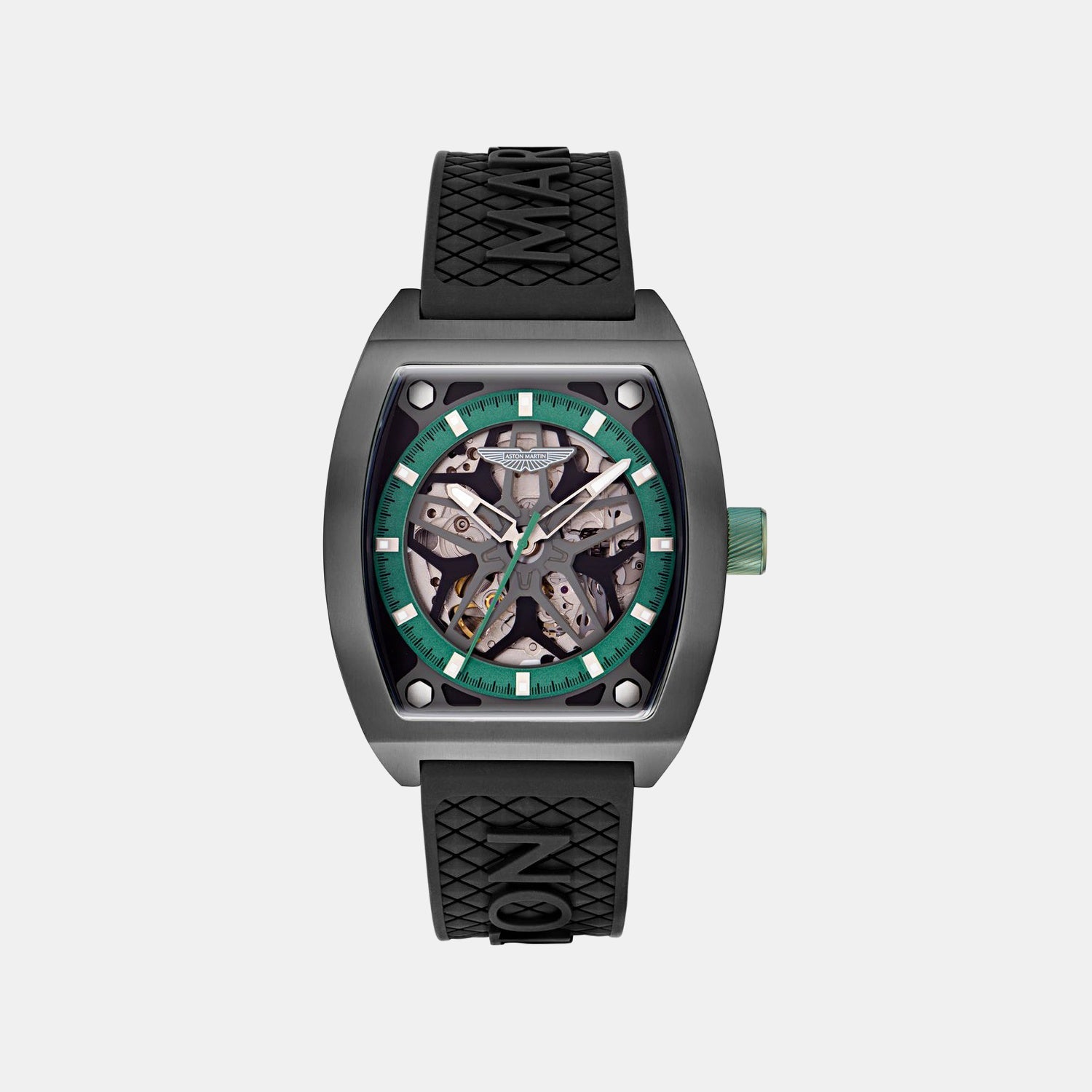 Aml Thrill Men Automatic Grey Dial Analog Silicone Watch MTRT1F5023E