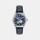 Aml Timeless Men Automatic Blue Dial Analog Leather Watch MTTS1F5023E