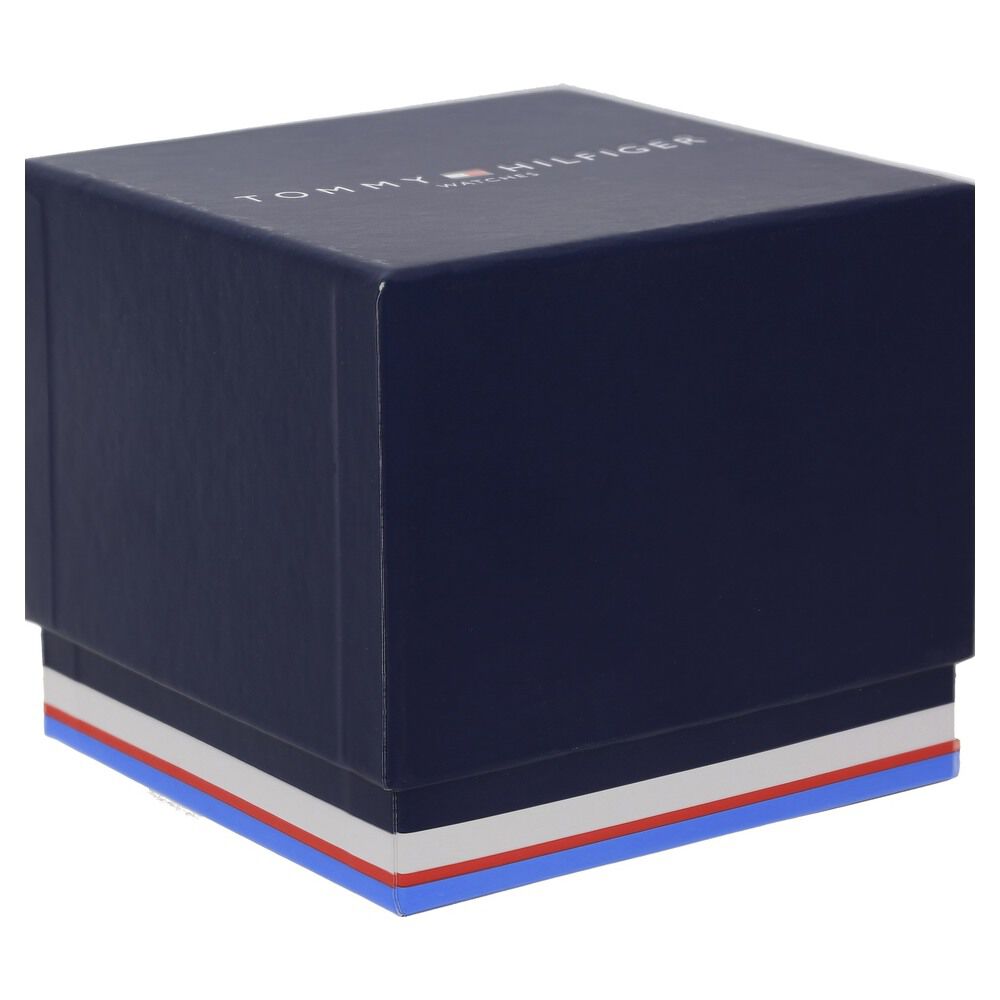 Tommy Hilfiger Quartz Analog Beige Dial Leather Strap Watch for Men-NCTH1710343