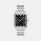 Men Quartz Black Dial Analog Stainless Steel Watch AR11755