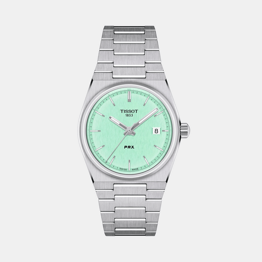 PRX Women Quartz Green Dial Analog Stainless Steel Watch T1372101109100