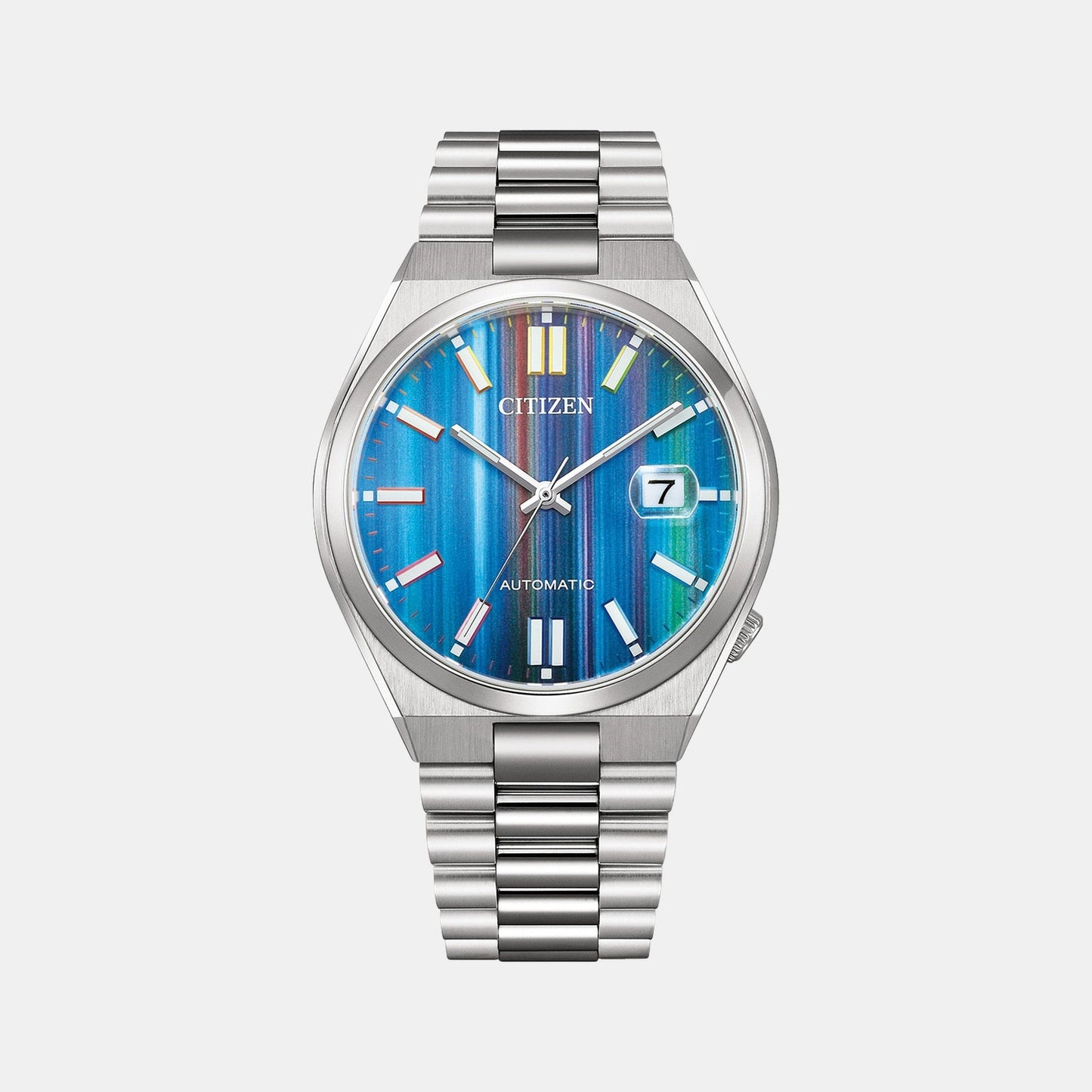 Tsuyosa Men Automatic Multicolour Dial Analog Stainless Steel Watch NJ0151-53W
