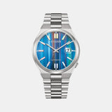 Tsuyosa Men Automatic Multicolour Dial Analog Stainless Steel Watch NJ0151-53W