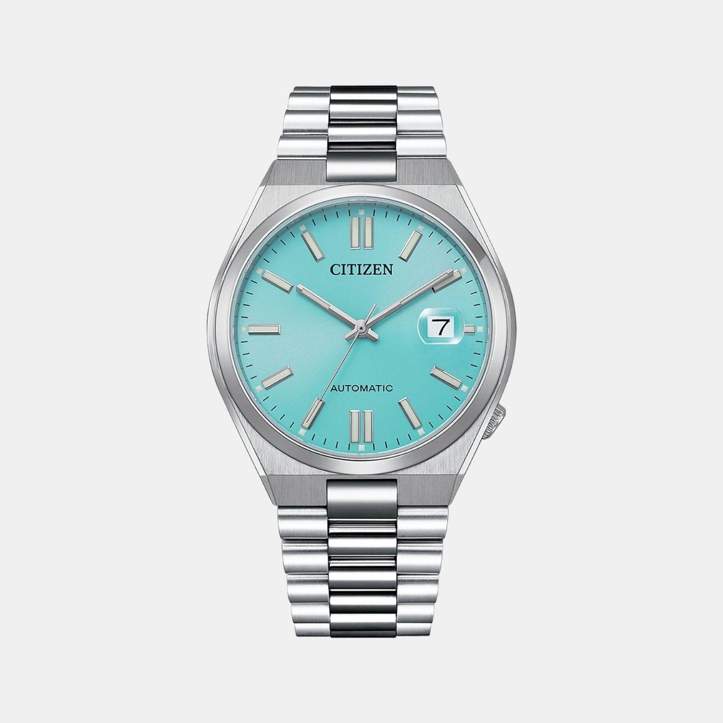 Tsuyosa Men Automatic Blue Dial Analog Stainless Steel Watch NJ0151-88M