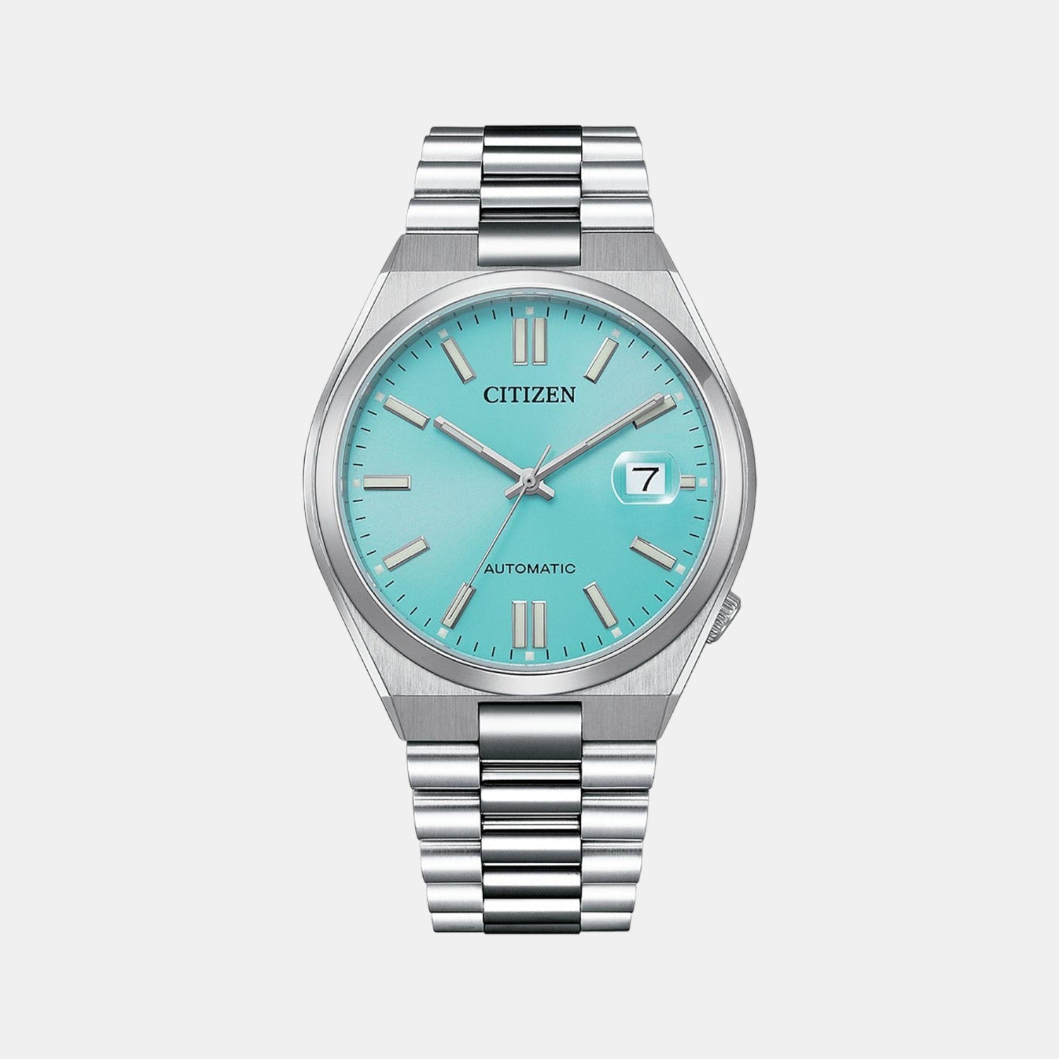 Tsuyosa Men Automatic Blue Dial Analog Stainless Steel Watch NJ0151-88M