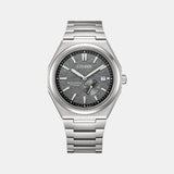 Zenshin Men Automatic Grey Dial Analog Titanium Watch NJ0180-80H