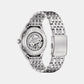 Men Automatic Orange Dial Analog Stainless Steel Watch NJ0240-55X