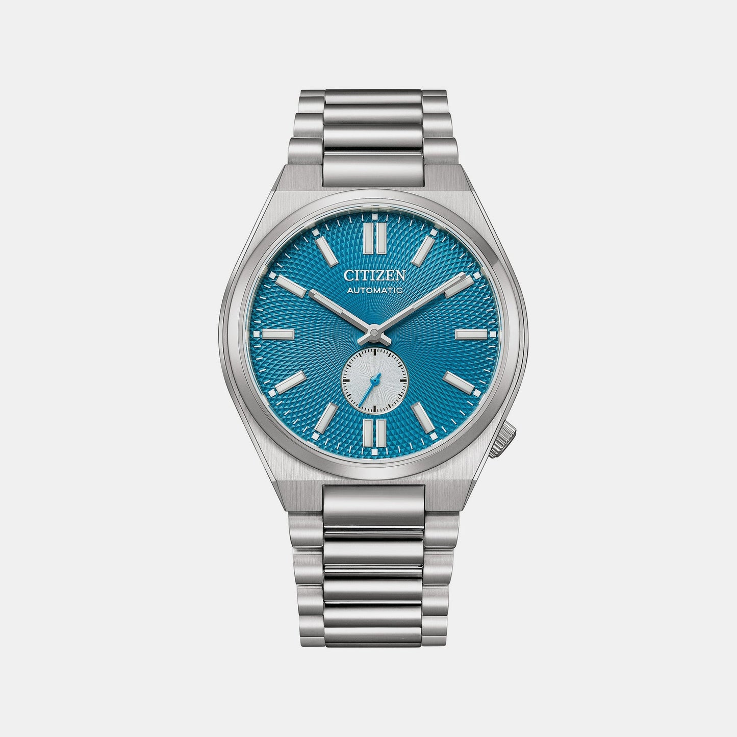 Tsuyosa Men Automatic Blue Dial Analog Stainless Steel Watch NK5010-51L