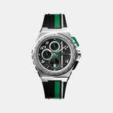 Apex Racing Men Quartz Black Dial Chronograph Silicone Watch NT42CHSS.01-2.12