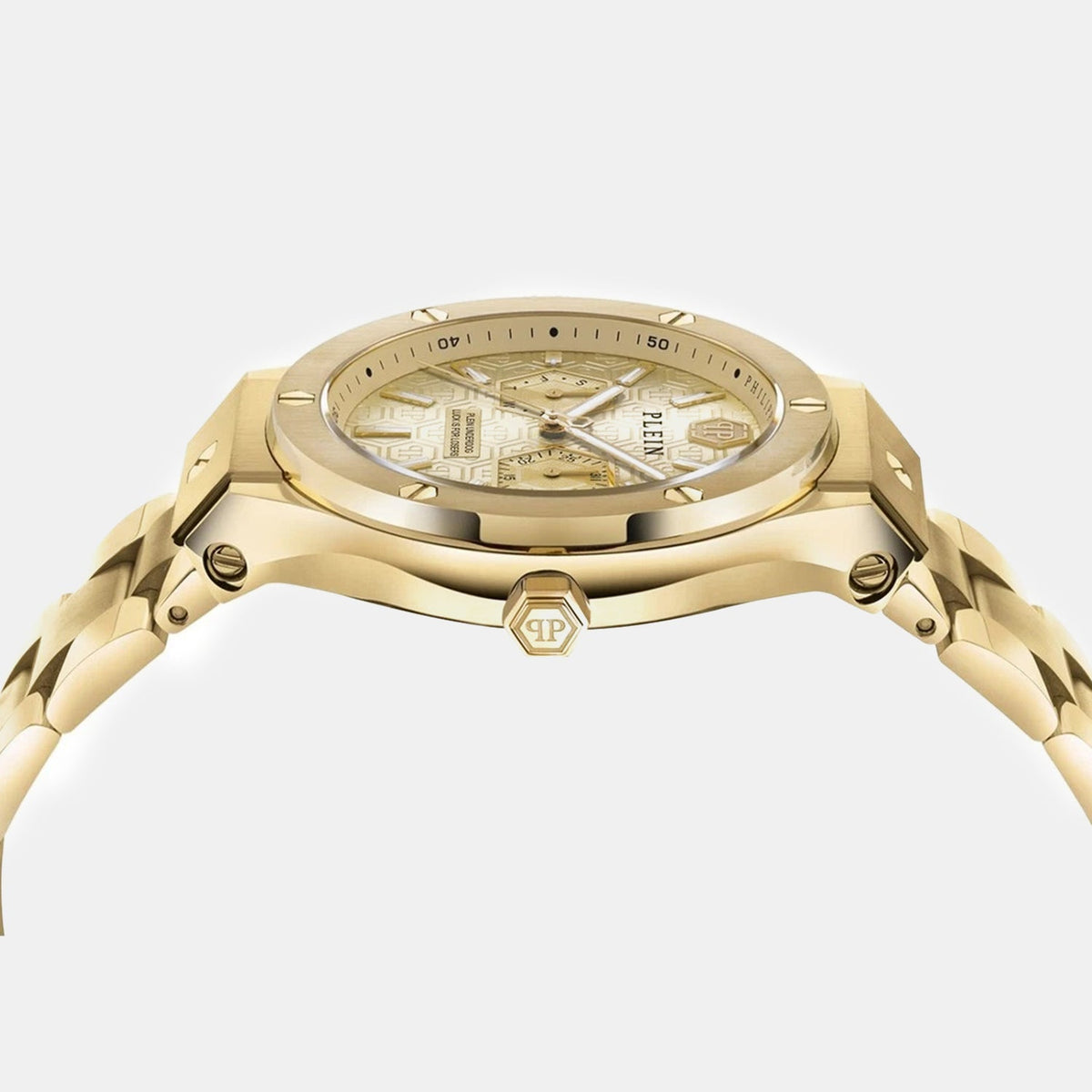Men Quartz Gold Dial Analog Stainless Steel Watch PW1GA0526