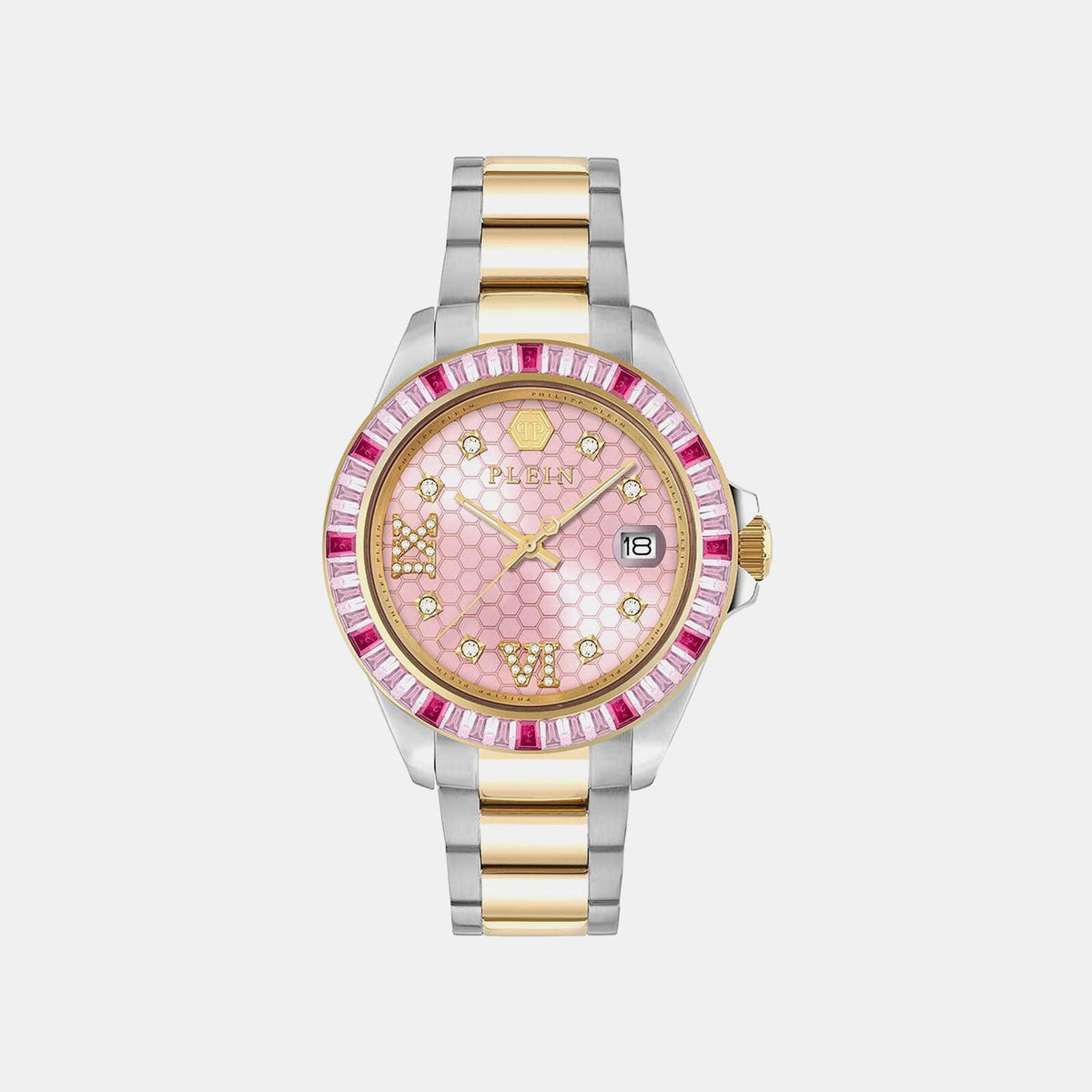 Lady Empire Women Quartz Pink Dial Analog Metal Watch PW2FA0325