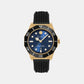 Men Quartz Blue Dial Analog Silicone Watch PW2GA0226