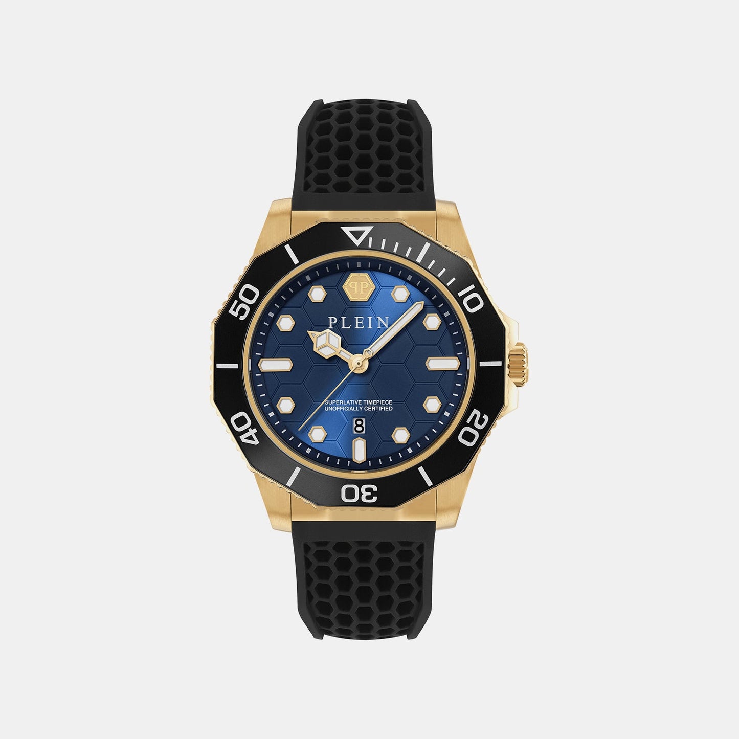 Men Quartz Blue Dial Analog Silicone Watch PW2GA0226