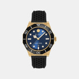 Men Quartz Blue Dial Analog Silicone Watch PW2GA0226