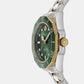 Men Quartz Green Dial Analog Stainless Steel Watch PW2GA0526