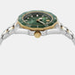 Men Quartz Green Dial Analog Stainless Steel Watch PW2GA0526